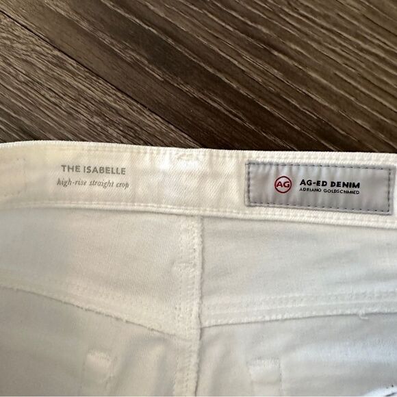 AG Adriano Goldschmied Women's Isabelle High-Rise Straight Leg Crop Jean - Picture 5 of 7